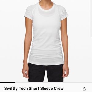 Lululemon Swiftly Tech SS Crew White